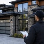Home inspection in modern surroundings Home inspection in modern surroundings